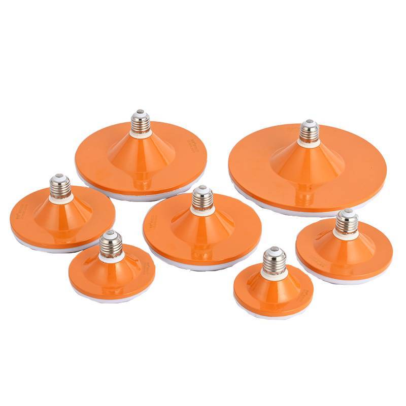 [MAKY] Bóng LED siêu sáng 12W–50W 220V, ánh sáng trắng ấm, dùng trong nhà/bàn/gara, mẫu UFO