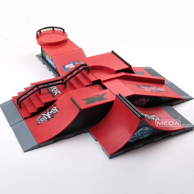 [MAKY] Ván trượt mini đầu ngón tay cho trẻ em - Đồ chơi thể thao kèm ramp và đạo cụ