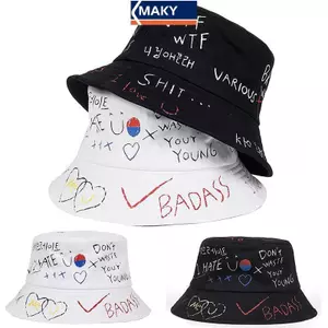 MAKY Mùa Hè Panama Mũ Thời Trang Mũ Buet Hip Hop Mũ Người Cá Mũ VN