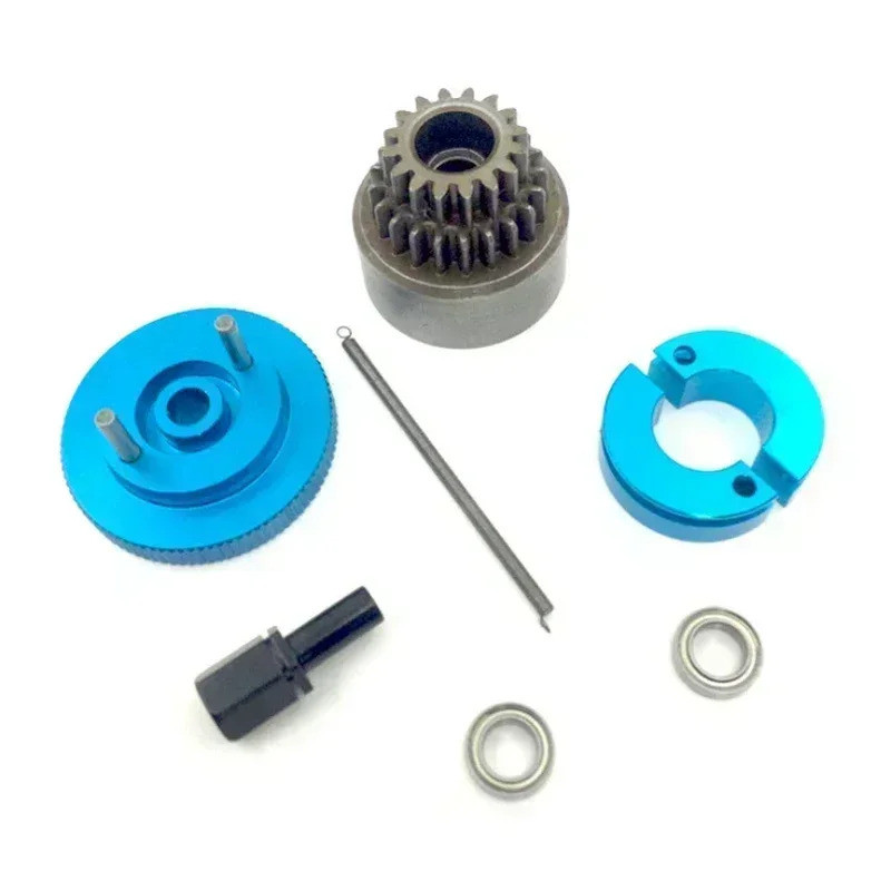 1 Bộ Hoàn Chỉnh Bánh Đà Ly Hợp Chuông 16T & Giày Vòng Bi Mùa Xuân 5x10x4 mm Nitro Động Cơ Phần Cho HSP 1 / 10 Buggy Xe Tải Truggy