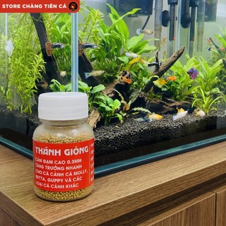 Cám Thánh Gióng Hủ 30g Đạm Cao Viên Nổi Hạt Siêu Siêu Siêu Nhỏ Thức Ăn Cho Cá Betta Guppy Molly