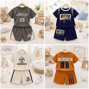Sét đồ cho trẻ em Mẫu HERMOOS COMBO 4Bộ/4màu 7-50kg UNISEX NAM NỮ HOT TREND chất vải thun lạnh