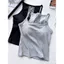 Milyfashion Pure Desire Với Miếng Lót Ngực Ren Mặt Sau Đẹp Sling Nhiều Màu Tùy Chọn Slim-Fit Ribbed Không Tay