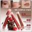 Silicon Co Giãn Body Matte Giả Trơn Mặt Trắng Trắng Màu Khỏa Thân Lip Glaze Blush 2 Trong 1