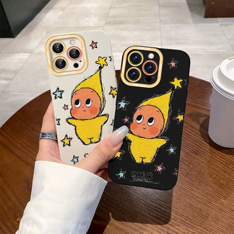 Ốp lưng iPhone Twinkle hoa văn mềm mại bảo vệ silicone lỏng iPhone 11 12 13 14 15 16 17Pro Max IP 7 8 Plus