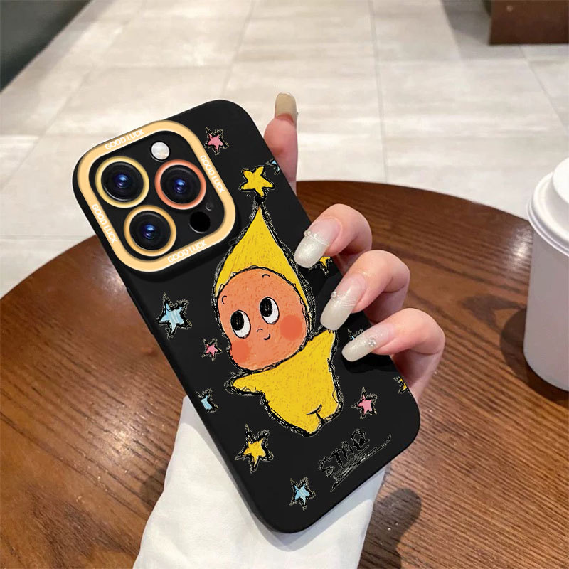 Ốp lưng iPhone Twinkle hoa văn mềm mại bảo vệ silicone lỏng iPhone 11 12 13 14 15 16 17Pro Max IP 7 8 Plus
