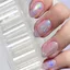 FAVORITEGOODS 10 Cuộn Dán Chuyển Móng Tay, Gương Phản Quang Hiệu Ứng Sáng Lá Móng Tay, Nóng Laser Aurora Sparkle Stars Bầu Trời Đầy Sao Đề Can Móng Tay DIY Làm Móng Tay Trang Trí Móng Tay