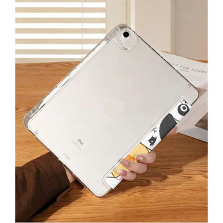 Ốp Lưng iPad A16 Air 4/5/6/7/8 Pro 11 Y-fold hình gấu trúc dễ thương cho iPad Gen 12 11 10 9 8 7 6 5 Mini 6/7