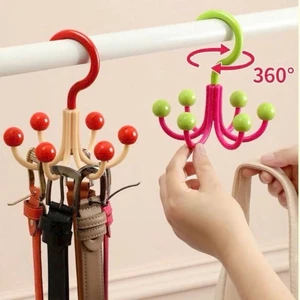 Móc treo quần áo gia đình, 360 đa chức năng di động Móc Xoay, Tiết Kiệm Không Gian Di Động