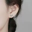 Tinh Tế Ba Chiều Dễ Thương Gấu Trúc Tai Kẹp Nữ Mới Phong Cách Trung Hoa Quốc Quốc Gia Hợp Thời Trang Bông Tai Thiết Kế Niche Nhẹ Sang Trọng Full Zirconium Bông Tai