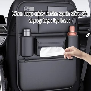 Túi Bảo Quản Ghế Sau Ô Tô Da PU Dung Tích Lớn Chống Nước Dễ Dàng Lắp Đặt Nội Thất Ô Tô Bền Đẹp