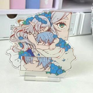 Anime Frieren: Beyond Journey's End Stand Model Plate Figures Acrylic Character Ornament Friend Gifts Plate Desk Decor