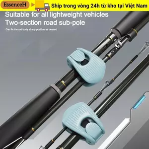 ESSENCEH Kẹp Cần Câu Multi-Functional, Treo Tường Chống Trượt, Lưu Trữ Đồ Ăn Nhẹ Di Động - Bền Bỉ