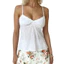 Áo vest babydoll phong cách Y2K dành cho nữ với ren dễ thương, dây vai mỏng và cổ chữ V, dáng xòe nhẹ