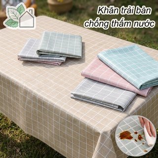 Khăn trải bàn kẻ sọc chống thấm nước PEVA Khăn trải bàn dã ngoại Tiệc cưới Buffet Bảo vệ ăn uống
