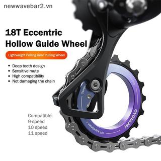 Bánh xe ròng rọc Derailleur 18T phía sau xe đạp, bộ vòng bi lệch tâm rỗng với độ chính xác cao và bền bỉ.