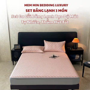 Set băng lạnh thế hệ mới có độ thấm hút tốt và thoáng mát cao, phù hợp sử dụng mùa hè oi bứcMemminbedding
