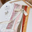 Khăn Lụa Sọc Nhỏ Nữ Phù Hợp Với Thời Trang Dễ Thương Mori Hairband Retro Trang Trí Đa Năng Khăn Trùm Đầu
