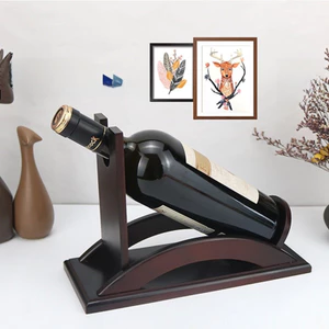 Trang trí giá rượu đơn sáng tạo, Giá đựng rượu nghiêng, Giá trưng bày rượu dày, Thích hợp cho phòng khách Sử dụng tại nhà