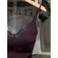 Dây đeo ren cổ chữ V có đệm ngực cho nữ Skinny Slimer Look Hot Girl Style Thiết kế bên trong Cảm giác mặc bên ngoài Áo ngắn