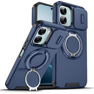 Chống Sốc OPPO A6 Pro A6X A6s A6t Pro A6c A6Pro A6tPro Trượt Bảo Vệ Ống Kính Máy Ảnh Giá Đỡ Vòng Điện Thoại Từ Tính Vỏ Giáp Vỏ Silicon Cứng
