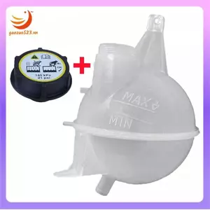 Bình làm mát đầu tản nhiệt ô tô 6C11-8K218-AC + Nắp cho xe tăng mở rộng chất làm mát Transit MK7 2006-2014 6C118K218AC