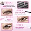 TRTR 30D 40D 50D Cụm lông vũ hỗn hợp Bộ lông mi Khối lượng tự nhiên Ứng dụng dễ dàng Nhẹ để trang điểm cả ngày VN