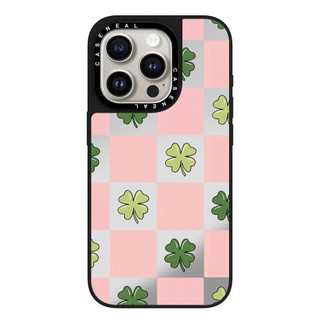 Ốp điện thoại gương chất lượng cao CASENEAL Clover KT Thích hợp cho iPhone 17ProMax 17pro 17 air 16promax 16 15promax 15 14promax 13 13promax Ốp cứng chống rơi thời trang