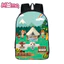 Ba lô nhẹ in theo chủ đề anime Animal Crossing dành cho trẻ em đi học và đi làm