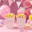 TRTR 10 Chiếc Nơ Giấy Bắp Rang Hộp Có Nơ Họa Tiết Pop Ủng Hộ Hộp Tắm Cho Bé Tiệc Điều Trị Ủng Hộ Đồ Dùng Bàn Trang Trí Đám Cưới VN