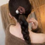 Hoa Hồng Khô Scrunchie Dây Buộc Tóc Cho Nữ Co Giãn Đuôi Ngựa Giá Đỡ Mới Phong Cách Trung Hoa Vintage Tóc Ruy Băng Boho Phụ Kiện Tóc