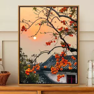 Hoa Hồng Tốt Lành Tranh Trang Trí Giả Tranh Sơn Dầu Phong Cảnh Mới Trung Quốc Retro Phong Cách Quốc Gia Không Khung Vải Chống Thấm Nước Treo Tường Nghệ Thuật Trang Trí Cao Cấp Cho Phòng Khách Bedro