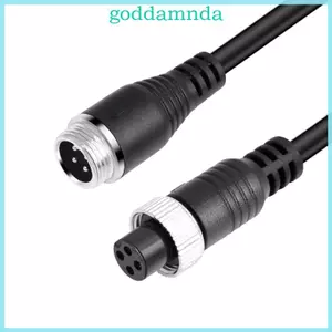 Cáp nối dài hàng không nam sang nữ GODD 4Pin cho Camera lùi xe tải