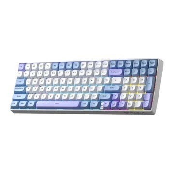 Bàn phím cơ không dây gaming 3 Mode AULA S100 PRO-Xanh dương trắng tím,Red switch - led | Chính Hãng | Bảo Hành 24 Tháng | BigBuy360 - bigbuy360.vn