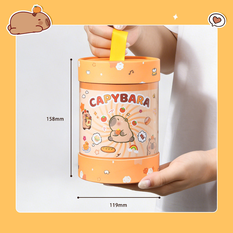 Set Quà Capybara - Quà Sinh Nhật, Quà Tốt Nghiệp, Văn Phòng Phẩm Dễ Thương, Quốc Tế Thiếu Nhi 1/6, Đóng Gói Đẹp