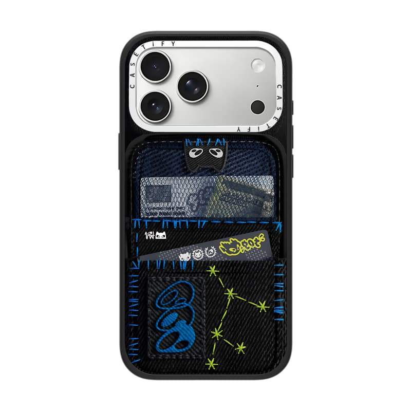 CASECASE X Monster fabric Case White Camera Ring Edition Matte Đen Cứng Hút Từ Tính Tác Động Dành Cho Apple IPhone 13 14 15 16 17 Pro Max Air Plus Có Hộp