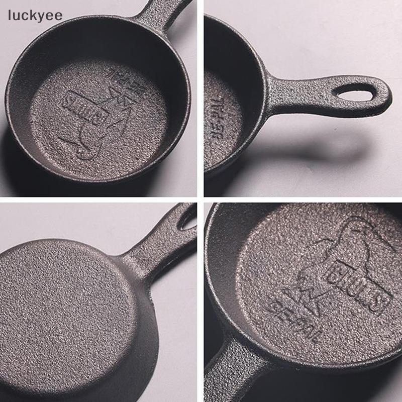 Luckyew 8.5CM Gang Skillet Chảo Chiên Trứng Mini Chống sti Cho Dụng Cụ Nấu Ăn Nhà Bếp TQ