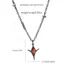 Trò chơi tình yêu và không gian sâu Ngoại vi Sylus Dragon Shadow Fall Derived Vòng cổ Mephistopheles Crow Gem Punk Mặt dây chuyền Quà tặng sinh nhật