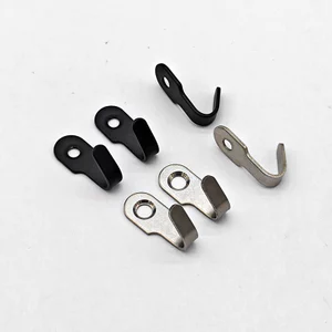 Mini Thép Không Gỉ Móc Chắc Chắn Quần Áo Móc Đen Vô Hình Móc Phía Sau Cửa Chìa Khóa Móc Túi Móc Nhỏ26050607