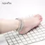 AqToCna Nhiều Lớp Hàng Pha Lê Đá Căng Đi Biển Vòng Chân Dây Chuyền Vòng Tay Trang Sức AqToCna