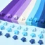 Ngôi Sao Origami Màu Gradient Xếp Chồng Ngôi Sao Sao May Mắn Trẻ Em Đan Ngôi Sao Năm Cánh Ngôi Sao Chai Handmade Giấy Màu MJUA
