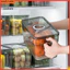 Linh hồn| Dụng cụ sắp xếp tủ lạnh có tay cầm Dụng cụ sắp xếp ngăn kéo tủ lạnh Hộp lưu trữ tủ lạnh có tay cầm – Dụng cụ sắp xếp kéo ra dễ dàng Hẹn giờ tách ướt khô cho nhà bếp