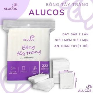 [Giá hủy diệt] Bông Tẩy Trang Alucos 222m, Bông Cottton, Bông Tẩy Trang Vuông  Heri Skin