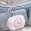 E-WOITD Dễ Thương Sang Trọng Mực Cuộn Móc Khóa Lông Tơ Mềm Anime Đồ Chơi Nhồi Bông Bapa Túi Charm Mặt Dây Chuyền Có Thểdorkable Món Quà Đáng Yêu E-WOITD