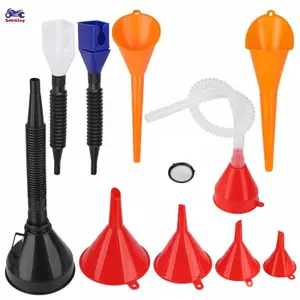 XOITOP 10 Chiếc Phễu Ô Tô, Phễu Dầu Dài Ne Nhựa, Phễu Chụp, Phễu Góc Phải Miệng Rộng Phễu Nhiên Liệu VN