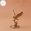 Houdou Cổ Đồng Thau Cú Thu Nhỏ Các Bức Tượng Nhỏ Retro Đồng Động Vật Trà Thú Cưng Để Bàn Trang Trí Trang Trí Thủ Công Động Vật Các Bức Tượng Nhỏ VN
