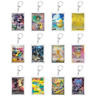 for Pokemon Mega Dream Ex Ptcg Dragonite Qikachu Keychain Diy Acrylic Pendant Hanging Ornaments Anime Game Colle