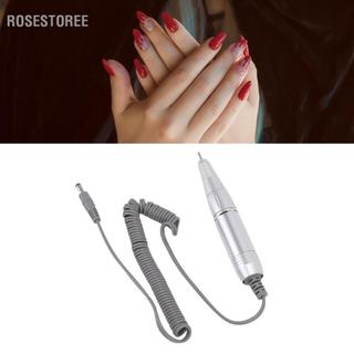 rosestoree HURRISE Bút khoan móng tay điện 35000 vòng / phút Tay cầm thay thế bột acrylic tẩy bột Gel đánh bóng Máy mài cầm tay Dụng cụ làm móng chân nghệ thuật