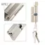 Apill Trụ khóa cửa apill Nhôm 70mm có 3 chìa khóa an ninh gia đình Dễ dàng lắp đặt