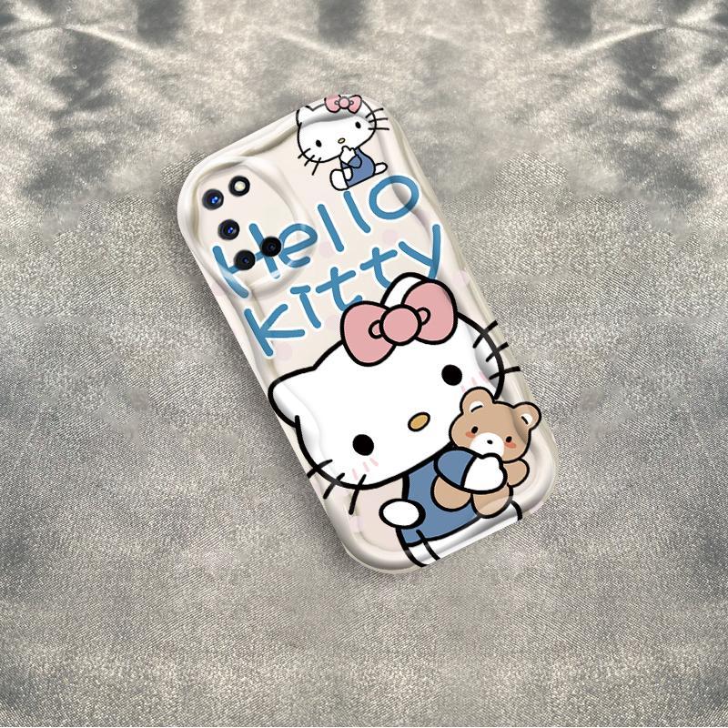 Thích hợp cho điện thoại thông minh 3D OPPO A52 A72 A92 TPU mềm Kitty Rilakkuma Vỏ điện thoại chống sốc